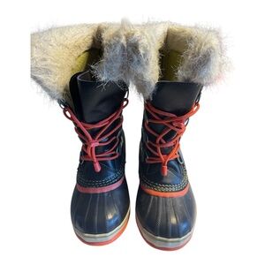 Sorel | Black Suede Winter Carnival Boots